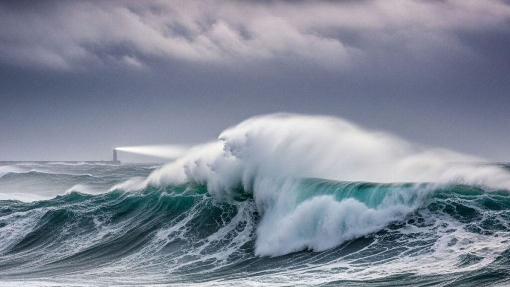 Frente Fria Gera Ondas Gigantes e Ressaca no Litoral de SC Neste Fim de Semana