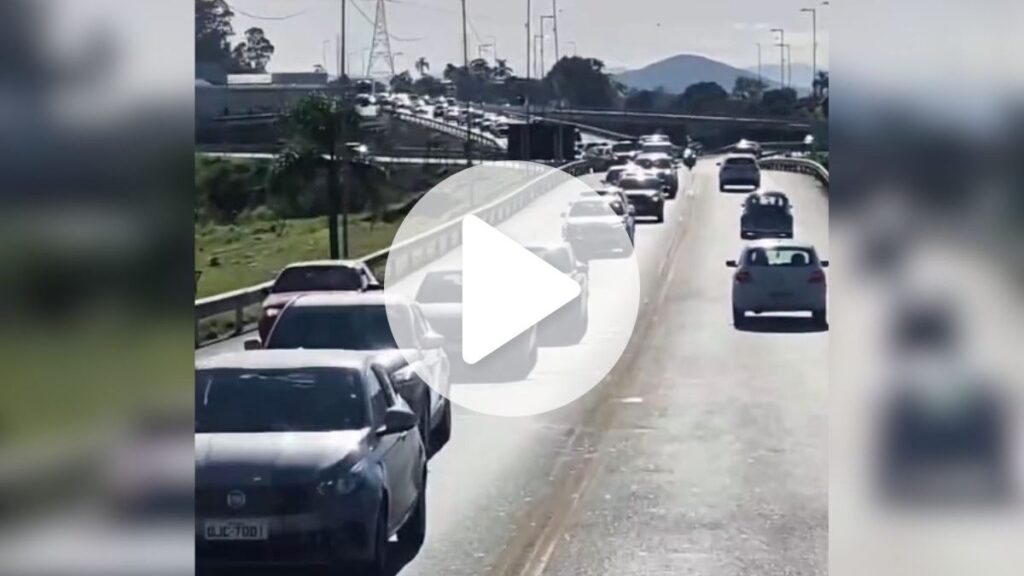 Congestionamento Generalizado no Feriado do Trabalhador em Florianópolis