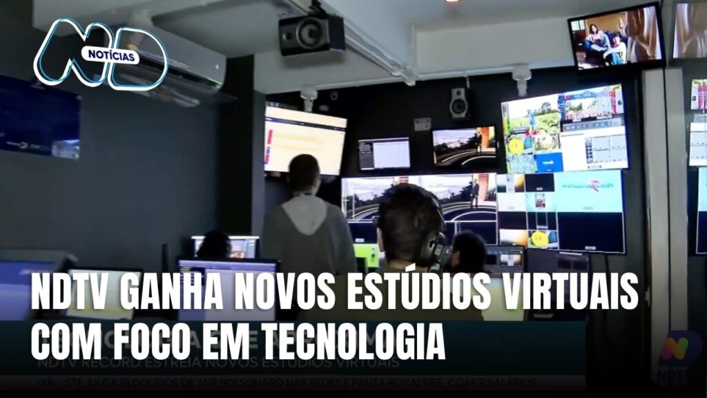 NDTV Record Inova com Estúdios Virtuais Modernos em Santa Catarina