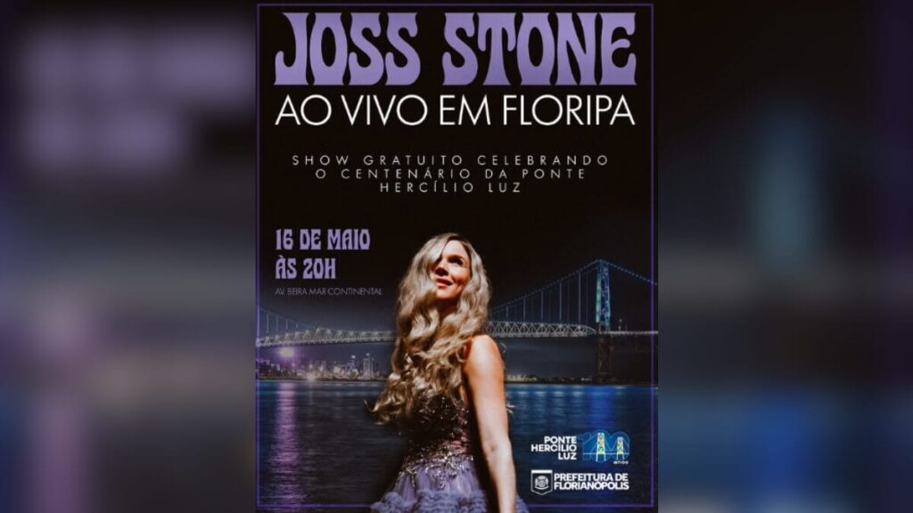 Show Gratuito de Joss Stone em Florianópolis: Linha de Ônibus Exclusiva e Segurança Reforçada