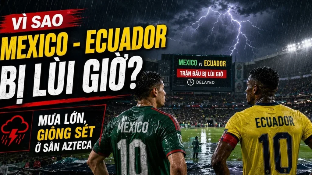 Por que o jogo México x Equador na Copa do Mundo 2026 foi adiado? Entenda o motivo Por que o jogo México x Equador na Copa do Mundo 2026 foi adiado? Entenda o motivo