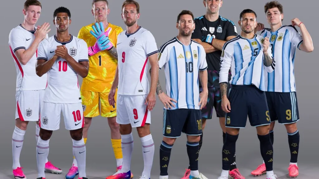 Inglaterra e Argentina: escalações e duelo decisivo na semifinal da Copa do Mundo