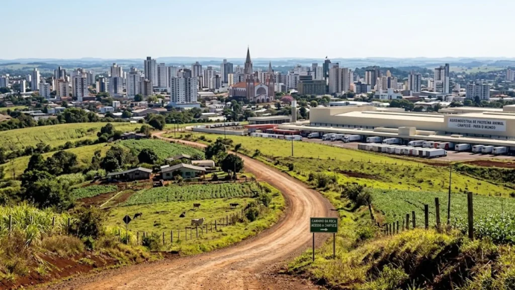 Chapecó: A potência da agroindústria que transforma o interior de Santa Catarina